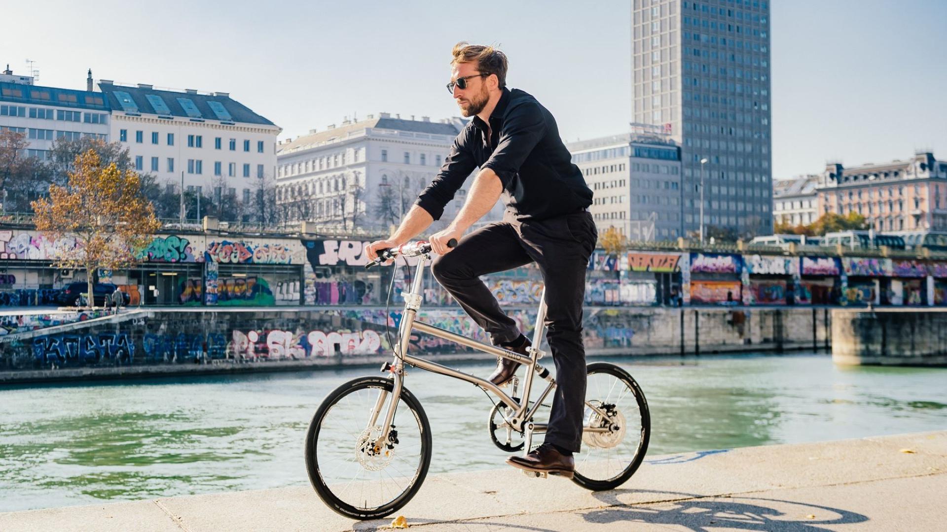 Biker in the city