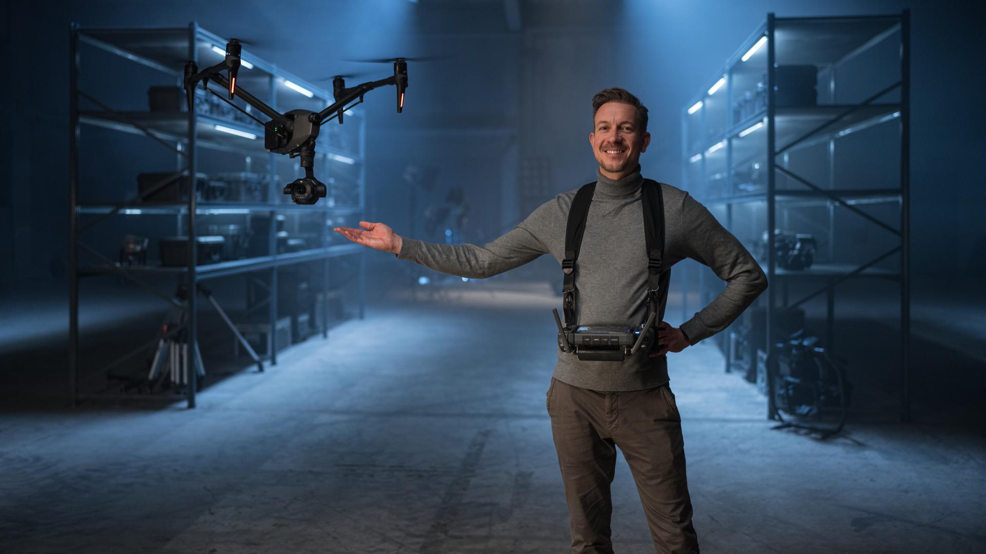 Man with drone