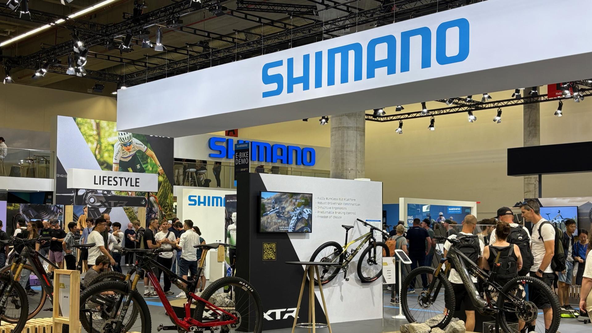 Shimano trade fair stand