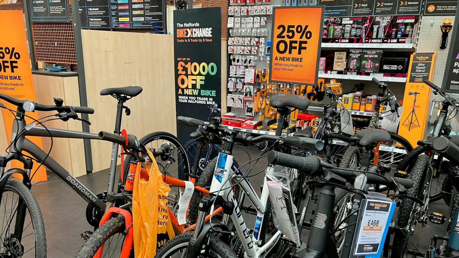 Bicycles with a 25% discount