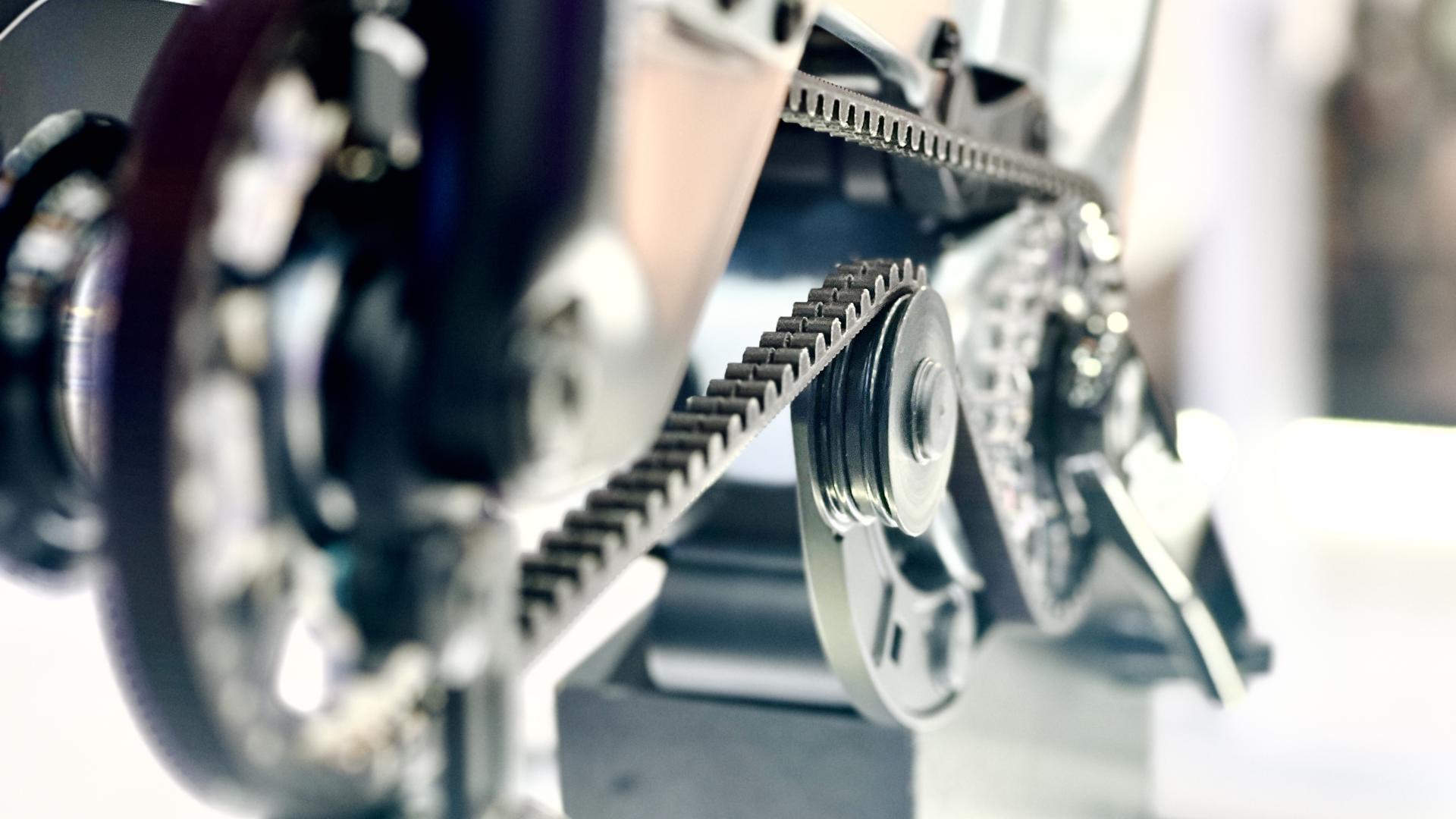 A belt-driven bike