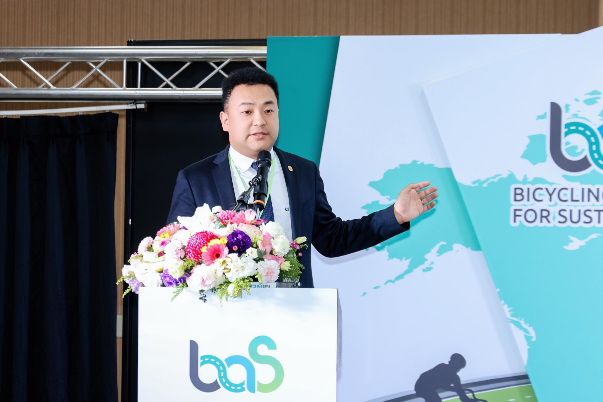 Charlie Liu, manager at Giant Group and representing BAS