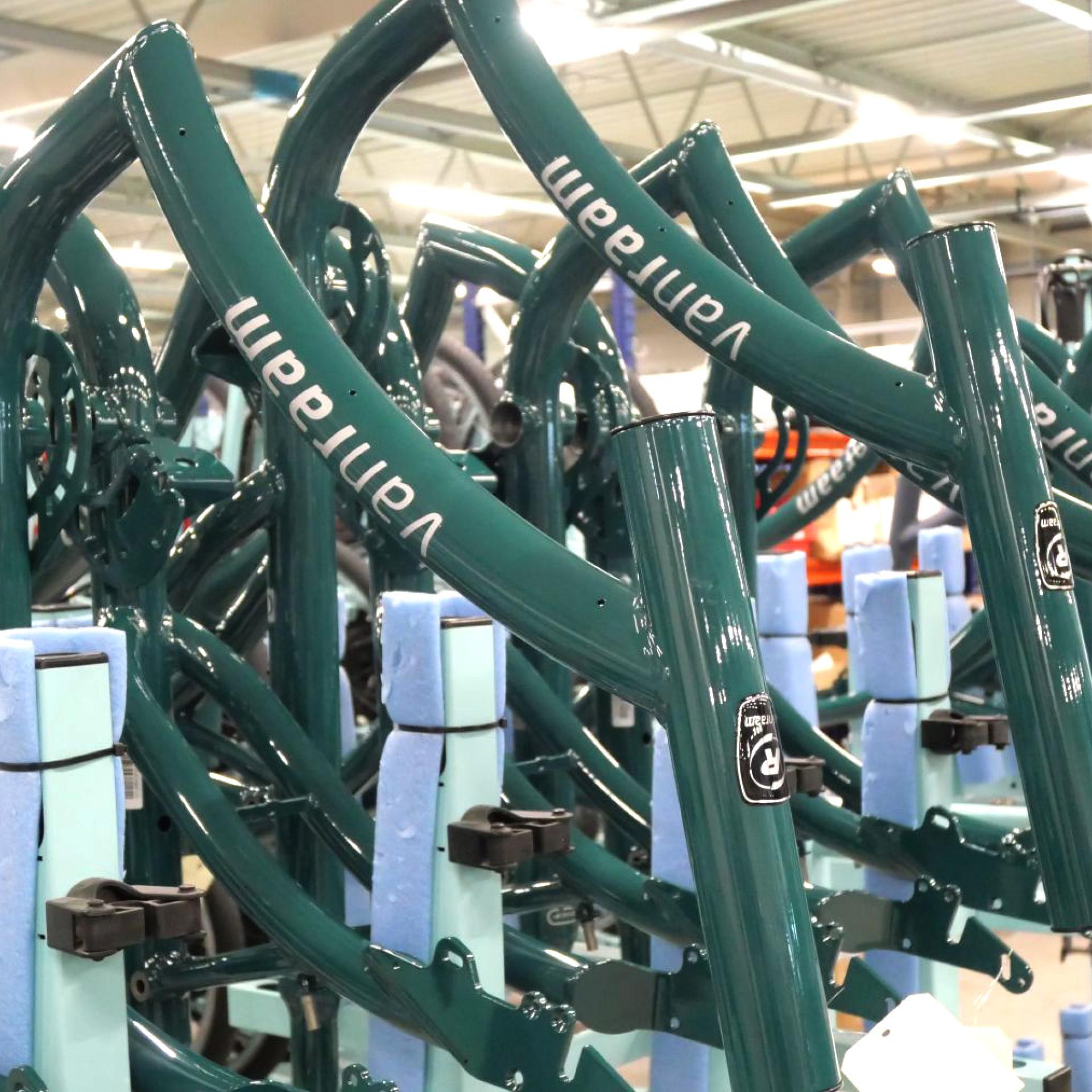 vanRaam frames in factory