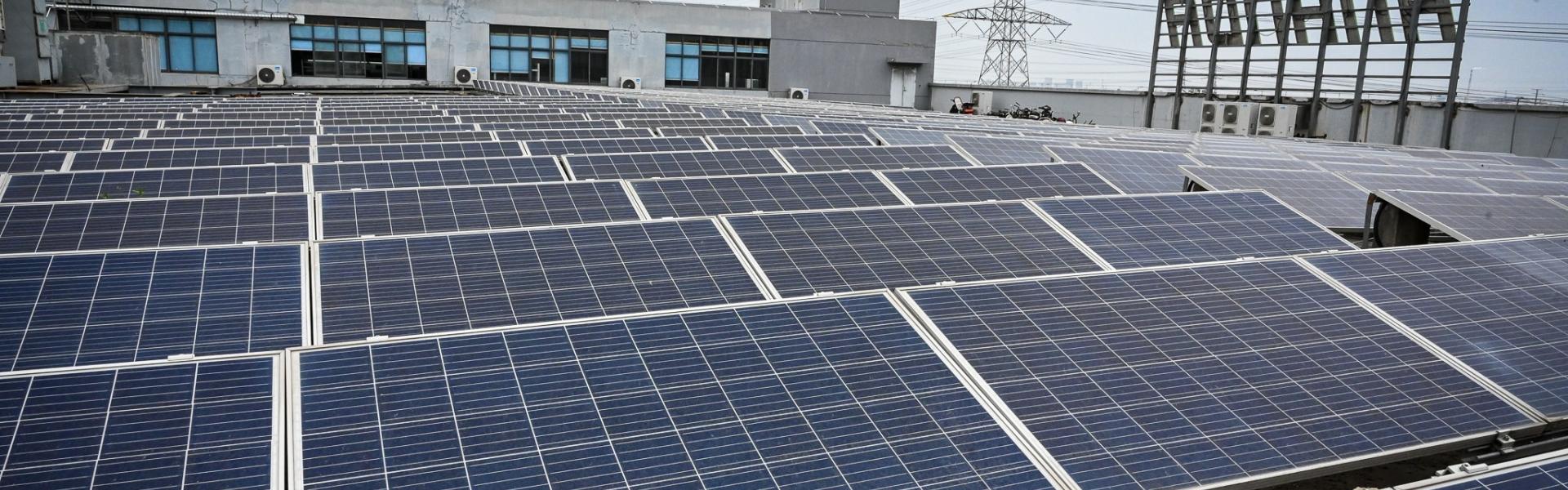 Ananda's Wuxi - solar cells on the roof