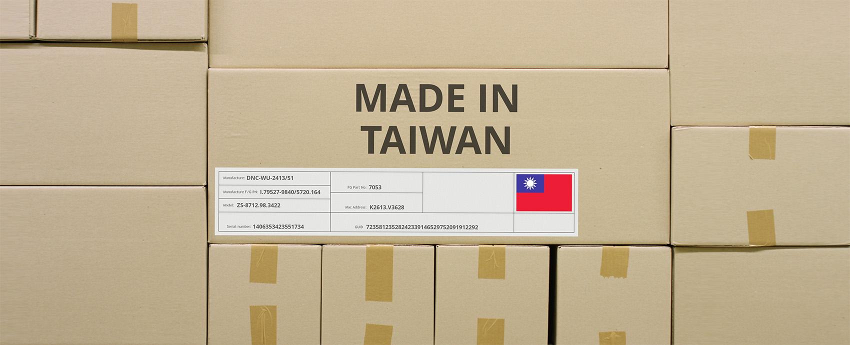 Export Taiwan boxes