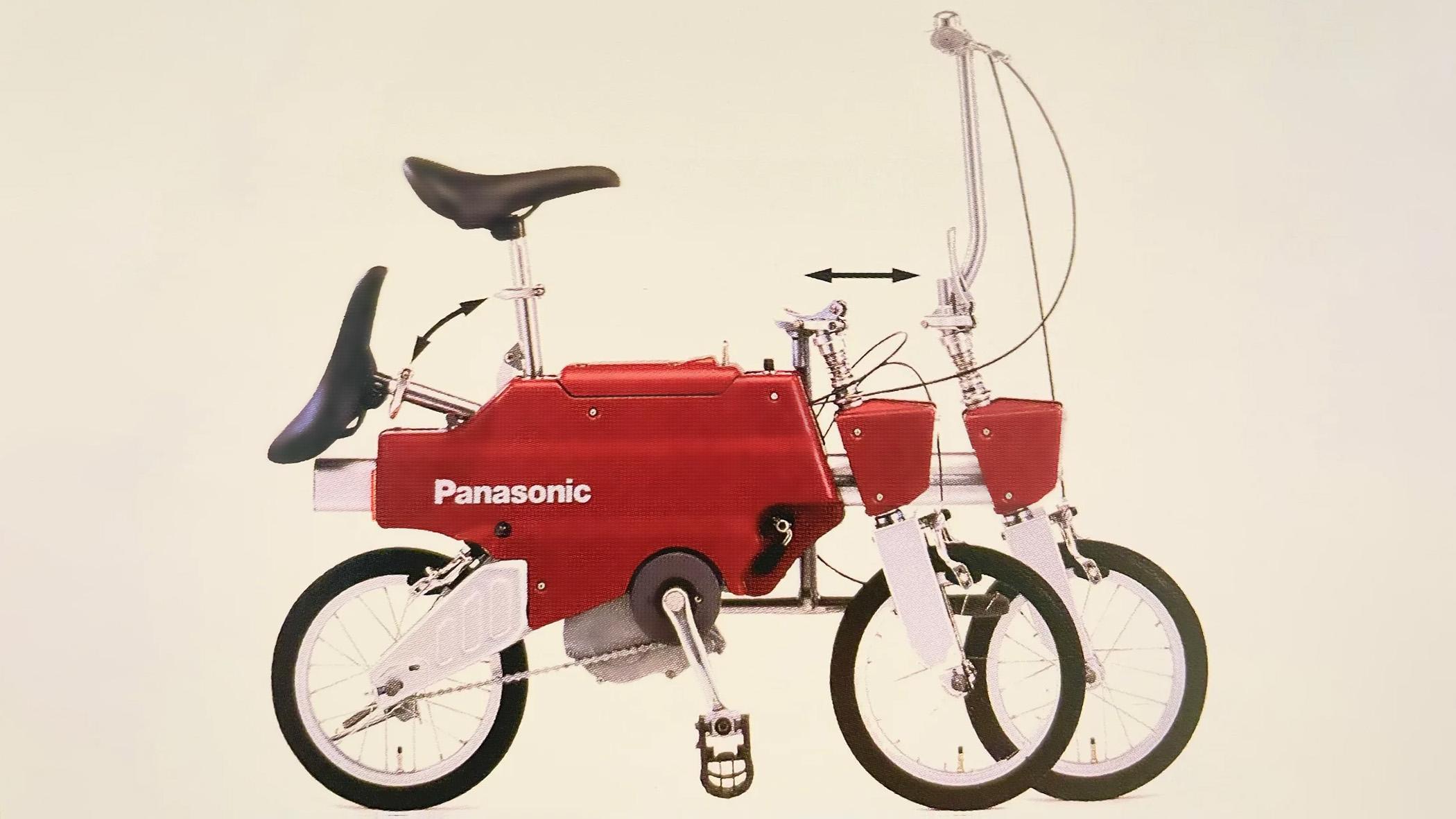 Panasonic - Dracle: launched in 1998 with an automatically extensible frame structure by button operation.