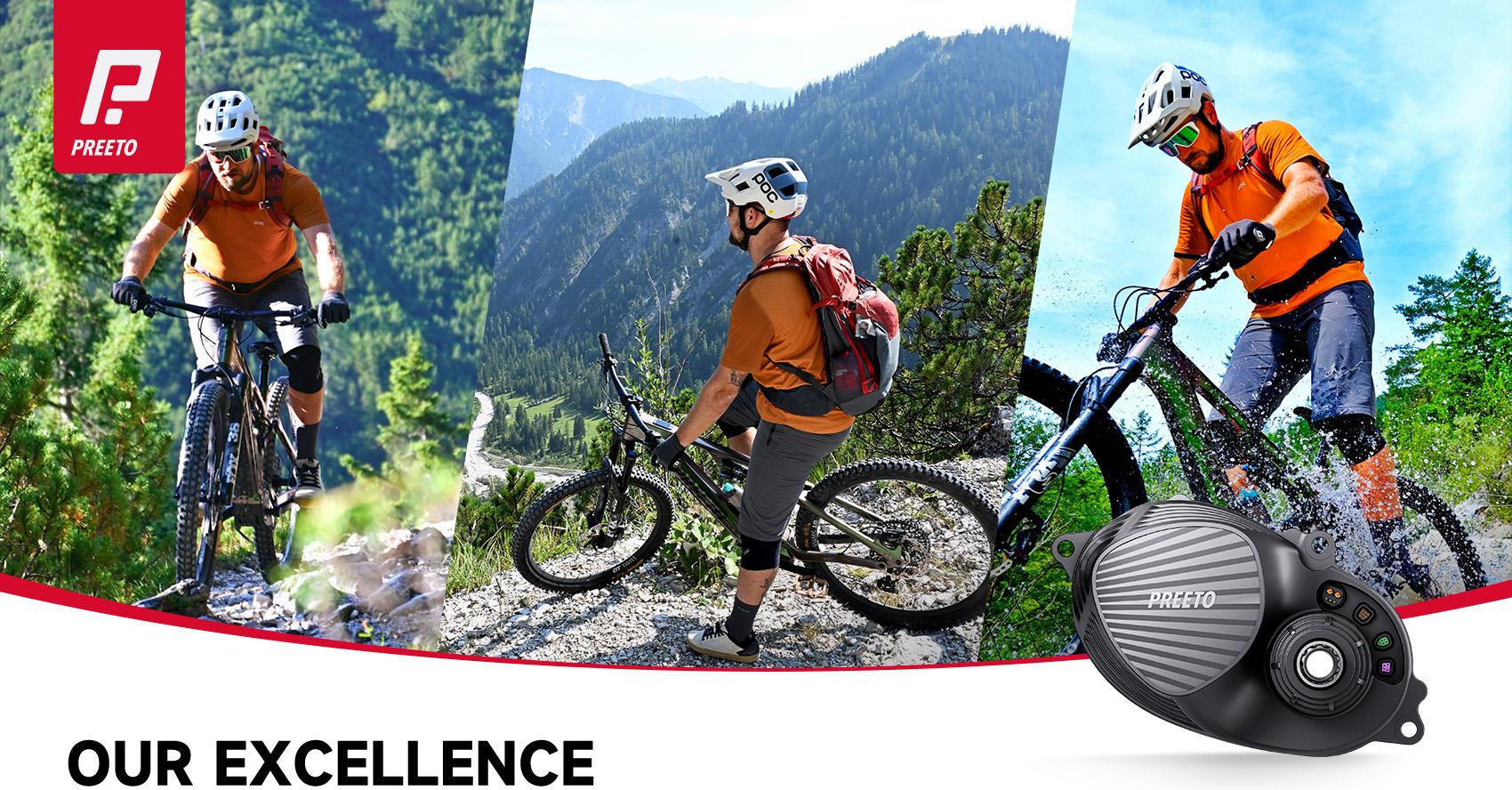 Mountainbiker - Preeto P110 E Drive system