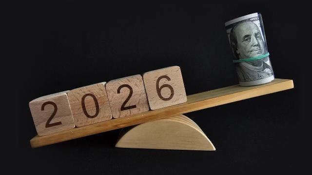 Scale with money and year 2026